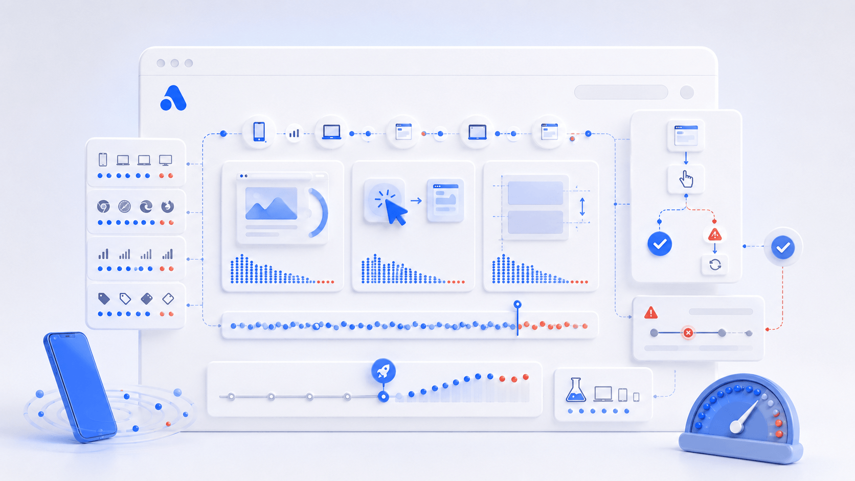 Real User Monitoring چیست؛ دستگاه‌های واقعی با سیگنال‌های عملکرد، خطا و Core Web Vitals در جریان راست‌به‌چپ